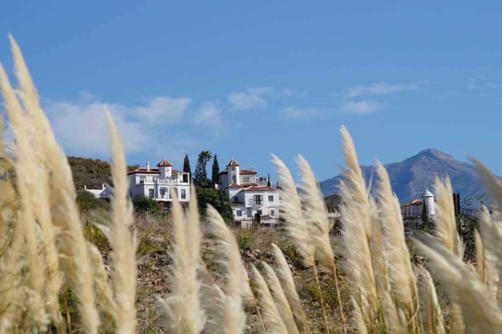 Blick in die Berge bei Fuerte Calaceite, Torrox Costa