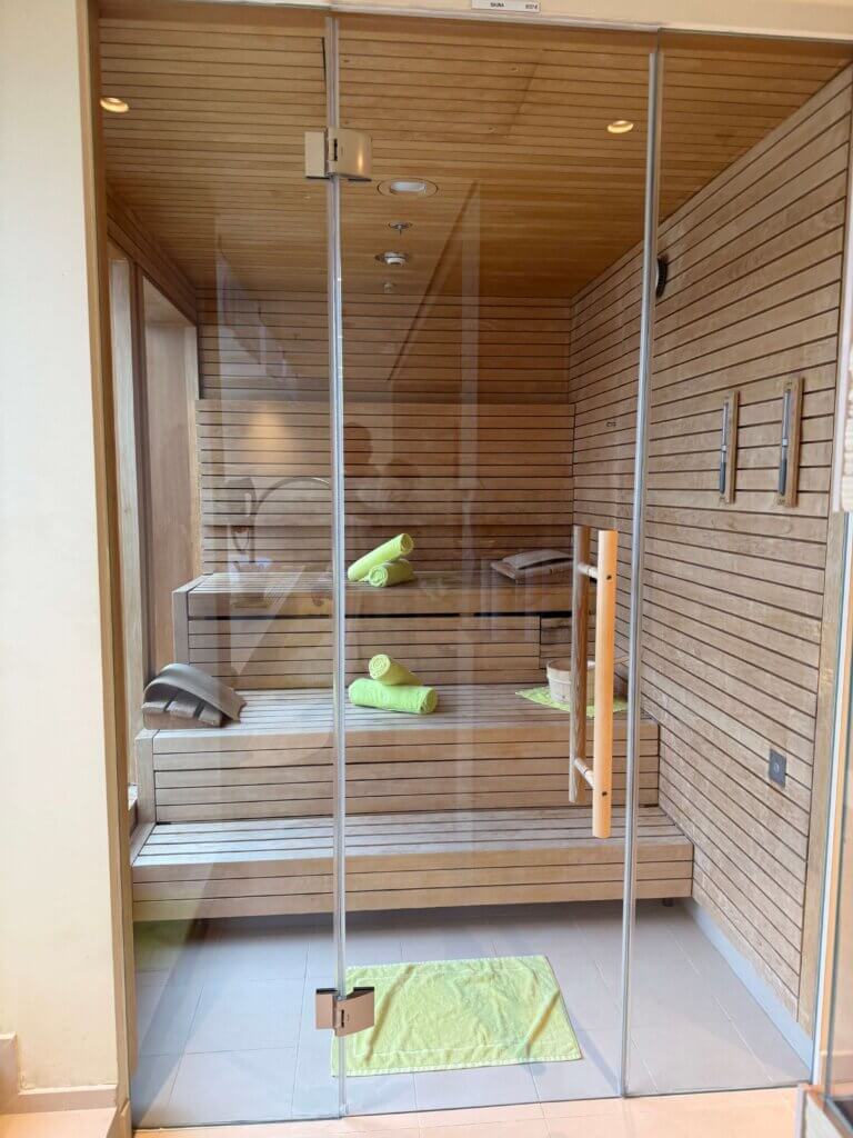 Sauna im Private Spa auf AIDAperla